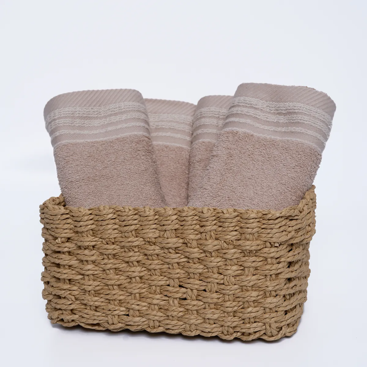 SLEEPER - Pack de 04 Toallas de Mano 480grs Tulum Beige