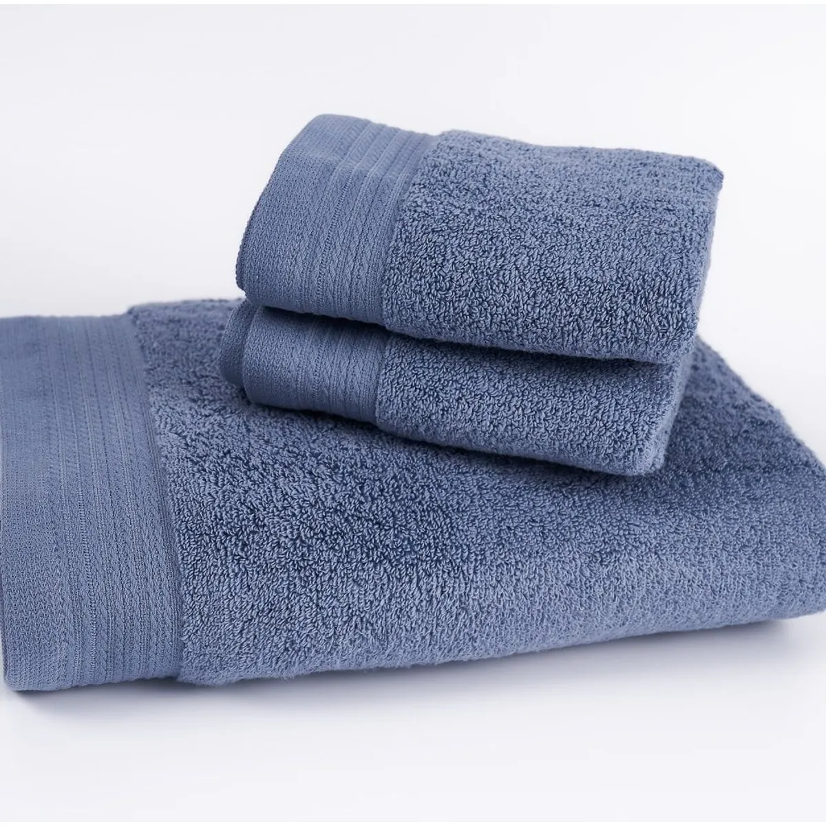 SLEEPER - Pack de 02 toallas de Mano 500grs Ibiza Azul