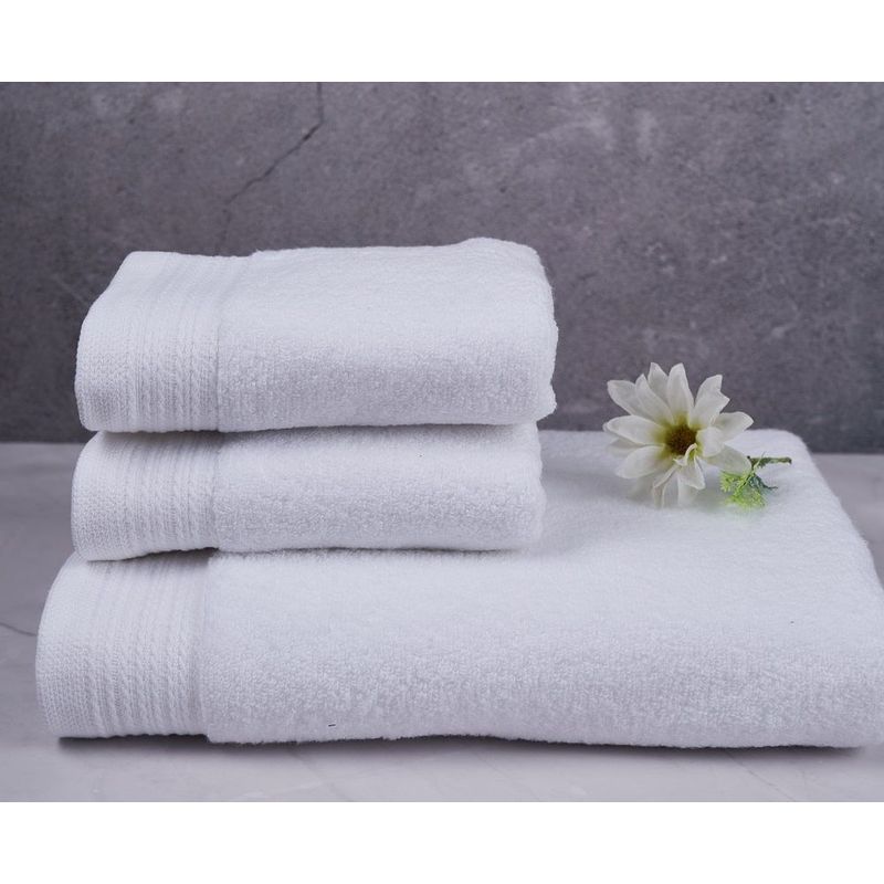 SLEEPER - Pack de 02 toallas de Mano 500grs Ibiza Blanco