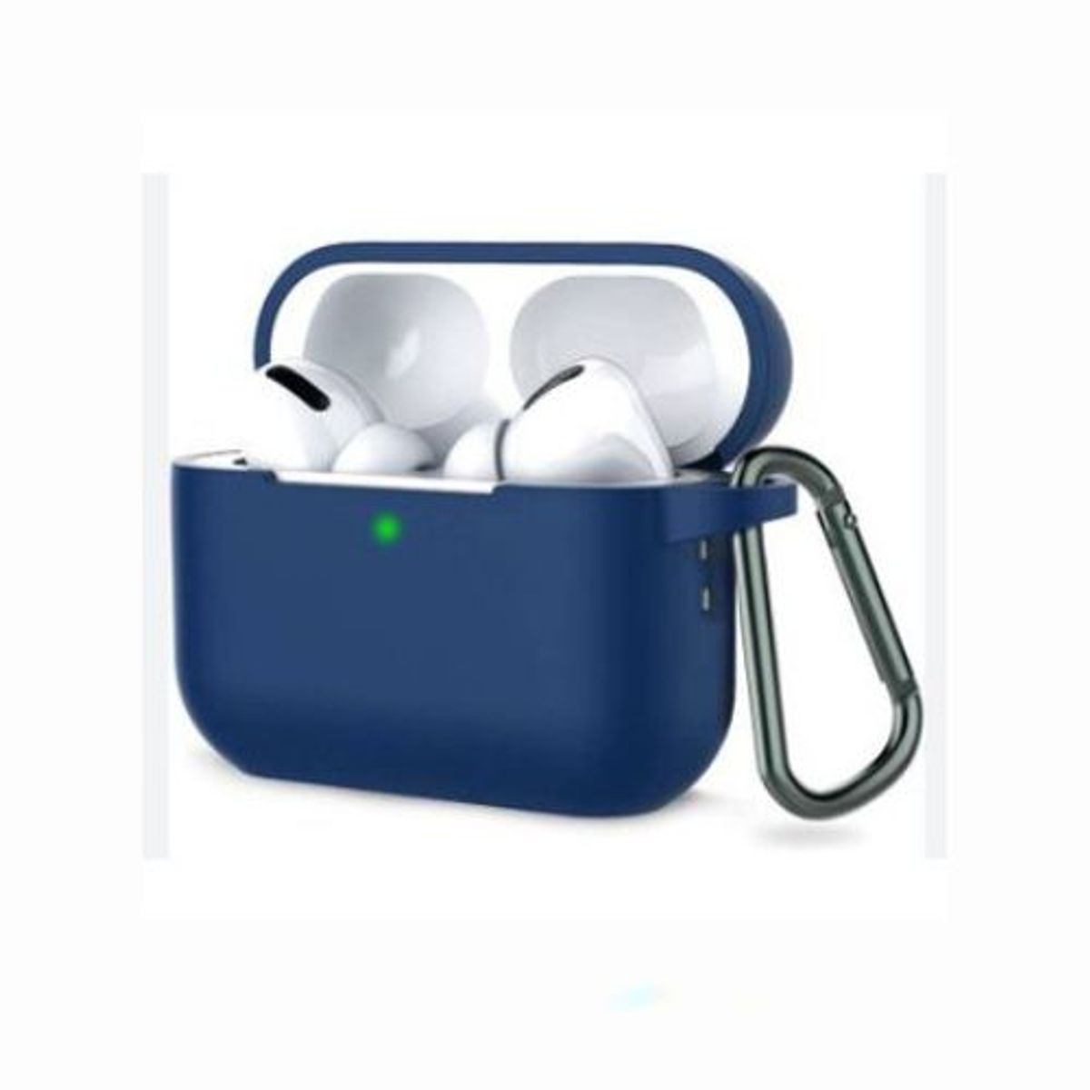 GENERICO - Protector de Silicona para Audífonos Airpods PRO 2da Gen- Azul Noche