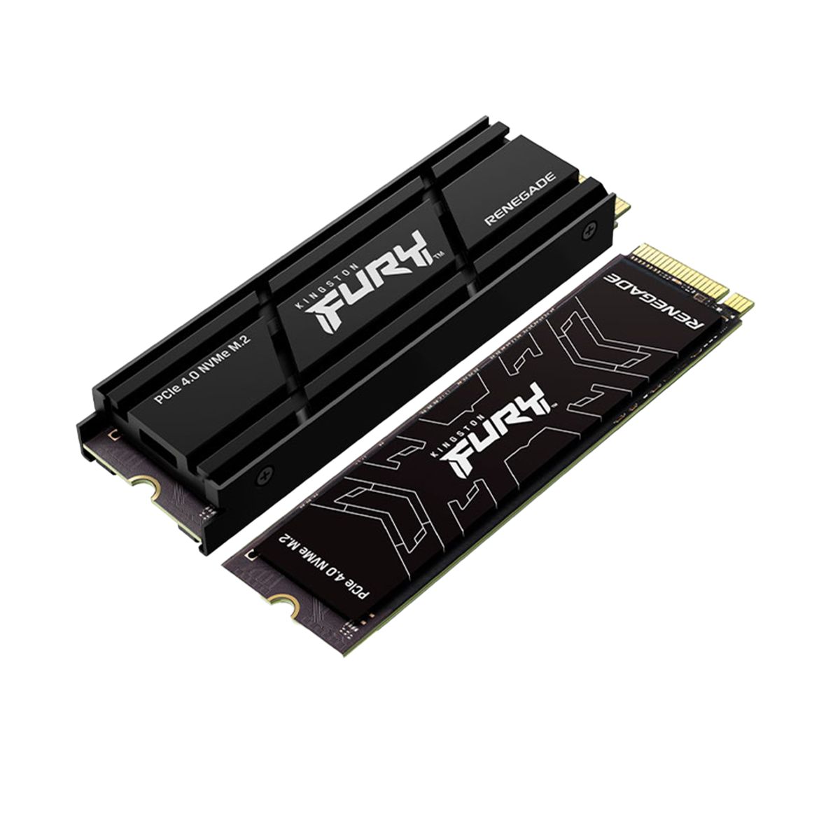 KINGSTON - Disco Sólido Kingston FURY Renegade 1TB SSD NVMe M2 con Disipador PC Ps5