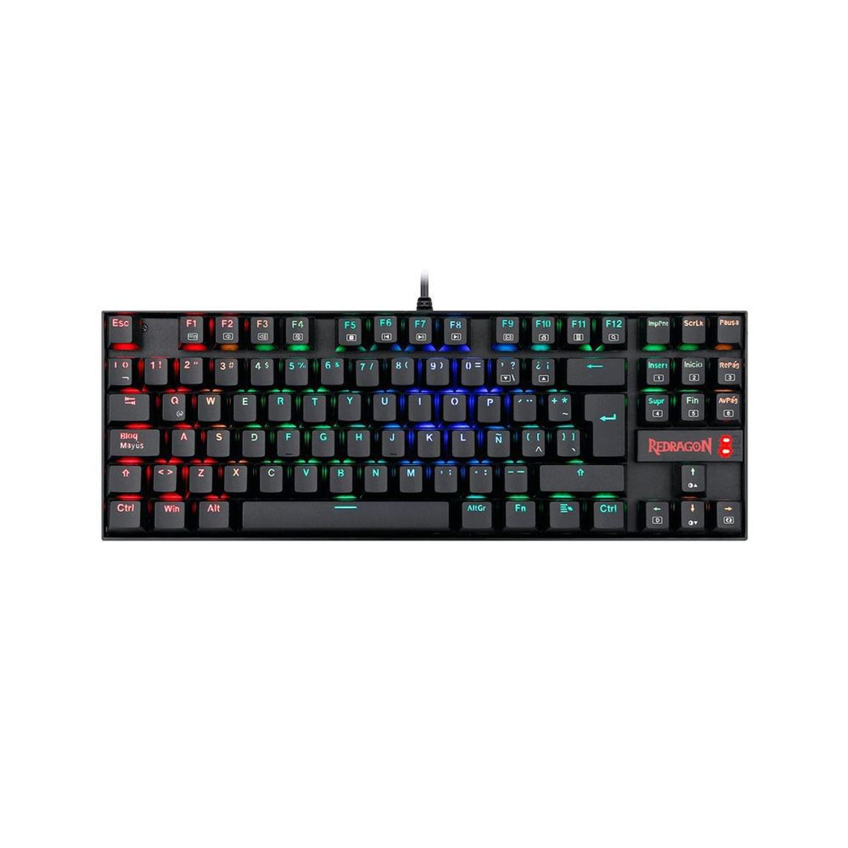 REDRAGON - Teclado Mecánico REDRAGON KUMARA K552 RGB Switch Red Español