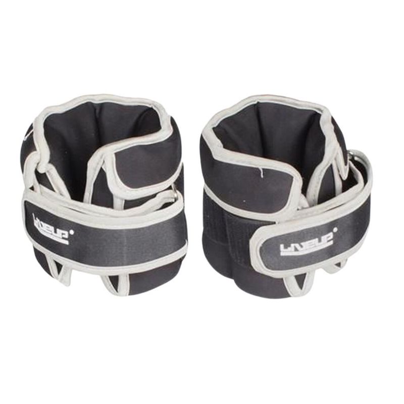 LIVE UP - Tobilleras Neopreno 2.5 kgx2 – Peso Regulable.