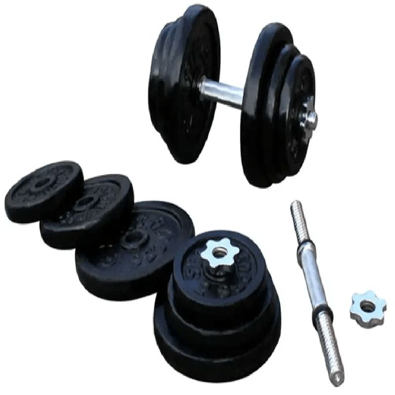 ALPHA GYM - Discos para mancuernas gimnasio peso exacto - 2 KG