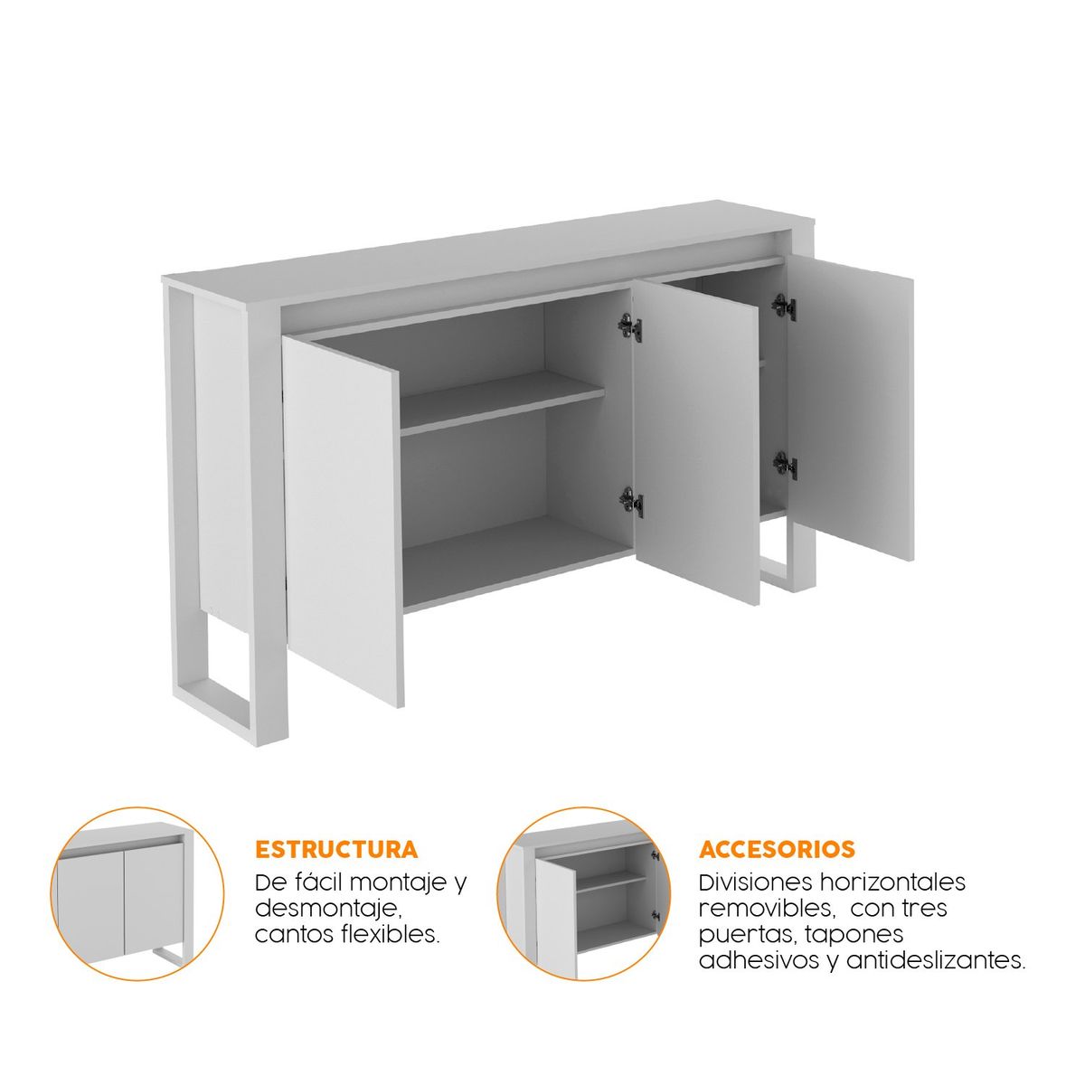 BONNO - Archivador De Oficina Oxford Blanco Bonno