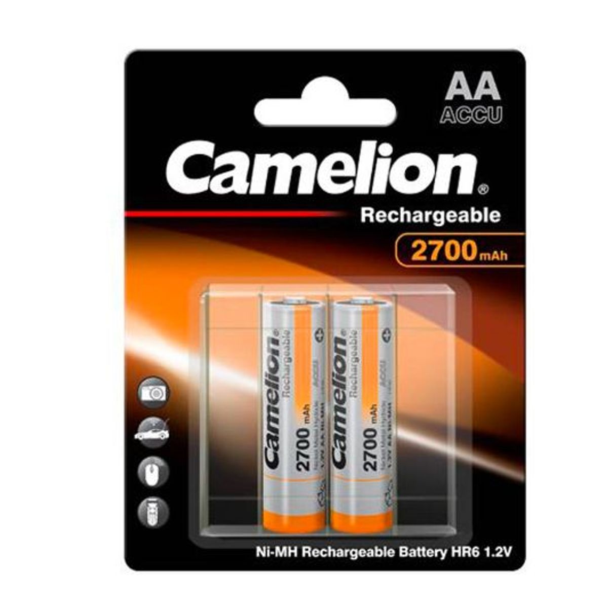 GENERICO - Pilas recargables aa 2700 x2 en blister