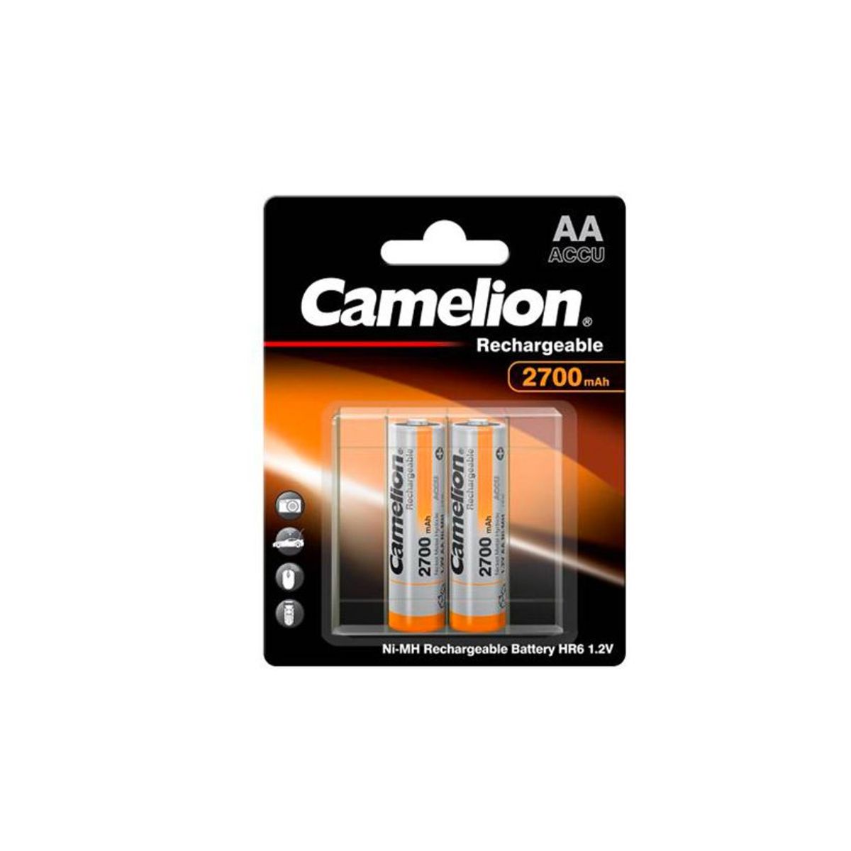 GENERICO - Pilas recargables aa 2700 x2 en blister