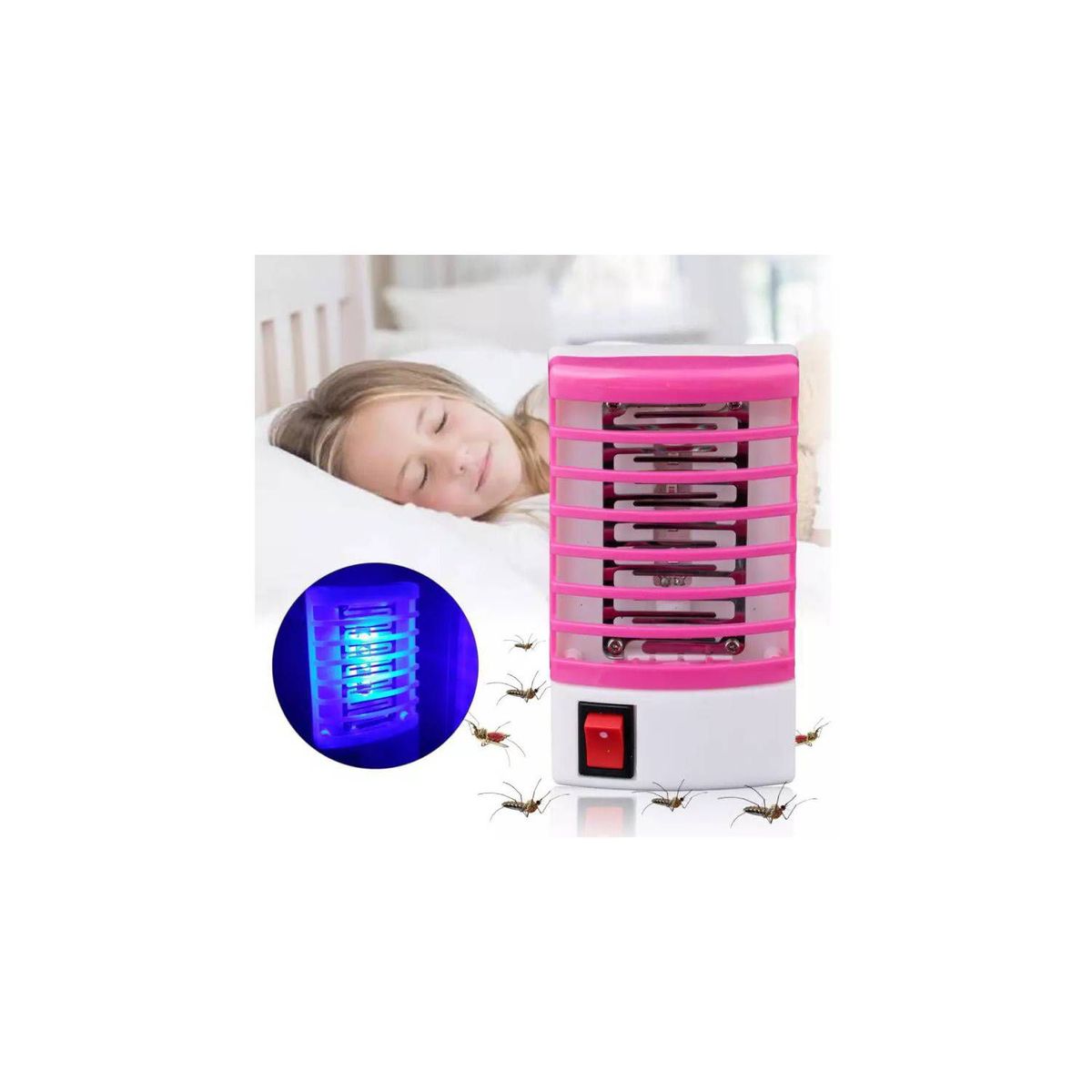 GENERICO - Repelente eléctrico mata zancudo mosquito