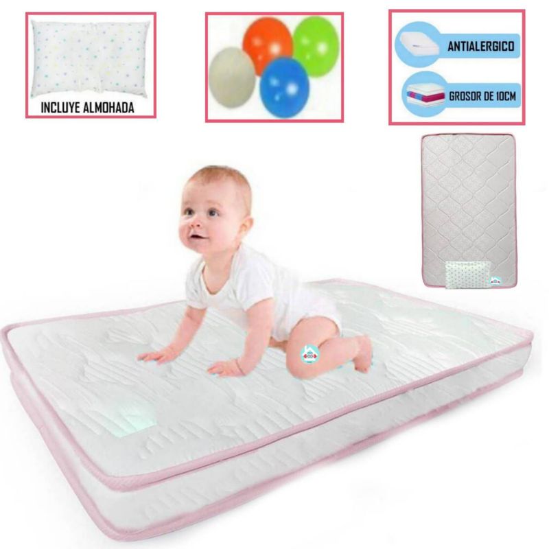 GENERICO - Colchón de Bebe para Cunas Pack and Play RB
