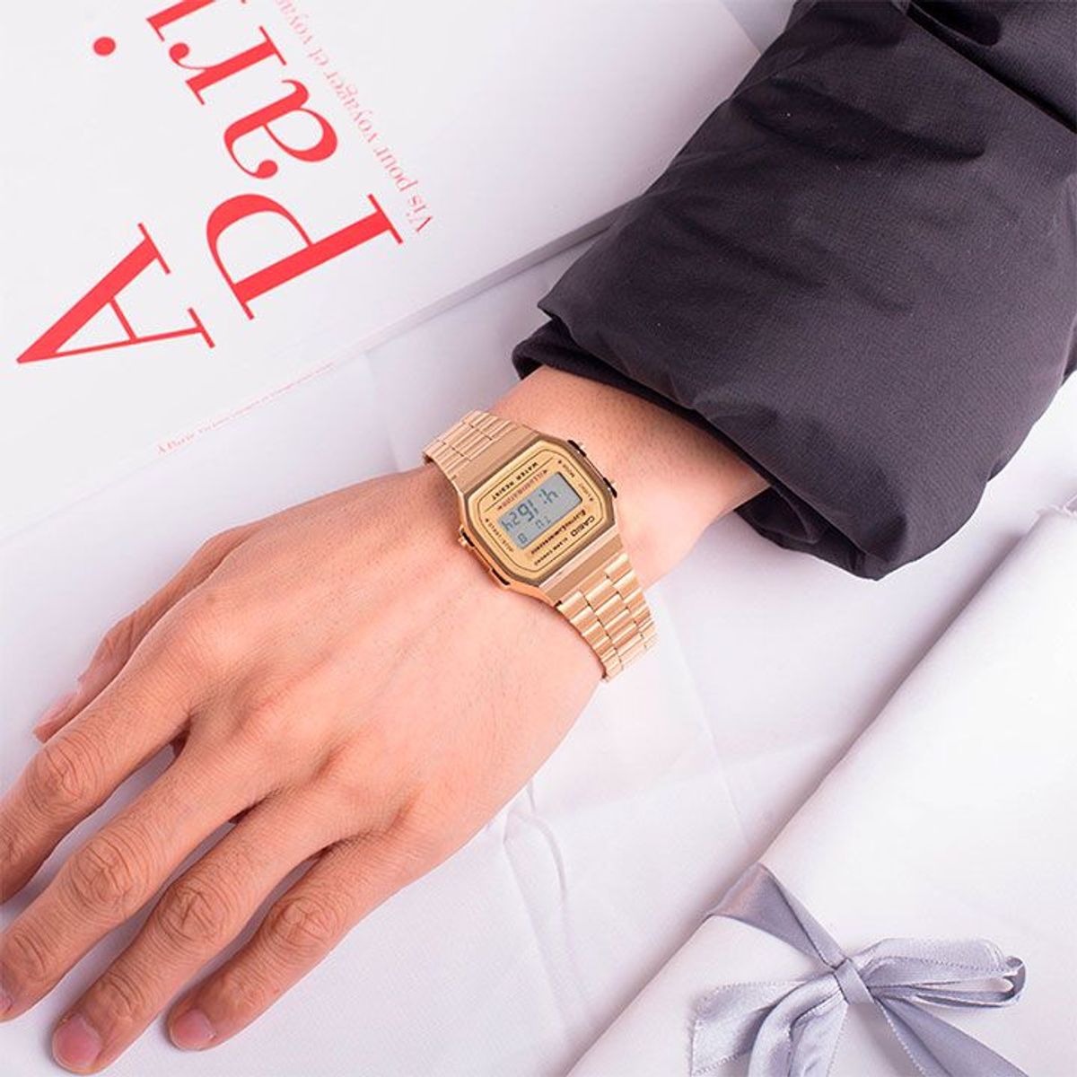 CASIO - Reloj Casio A168WG-9W Digital