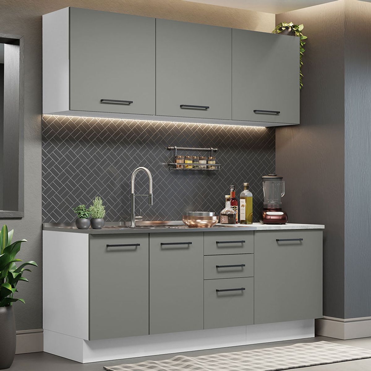 MADESA - Mueble de Cocina Integral Agata 180 cm 01