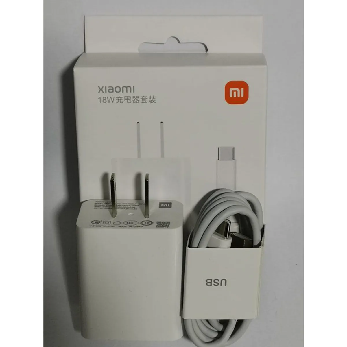 OEM - Cargador xiaomi 18w tipo c -quick charger 30a