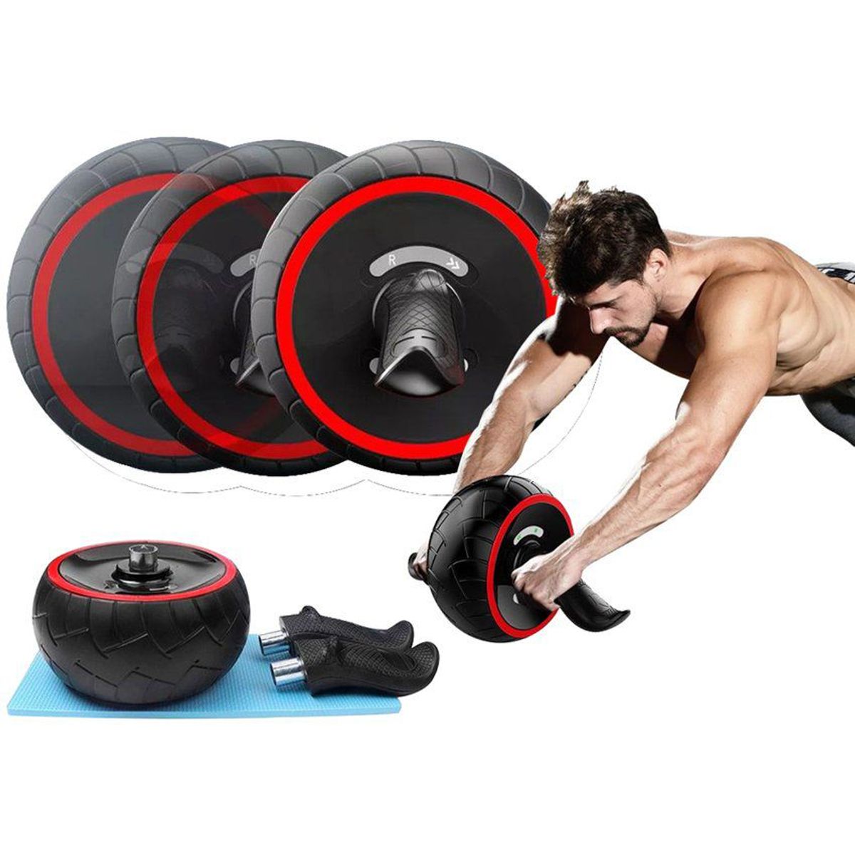 HOLGU - Rueda Abdominal Carver - Potente