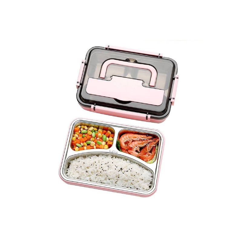 GENERICO - Lonchera de 3 Divisiones con Sujetador