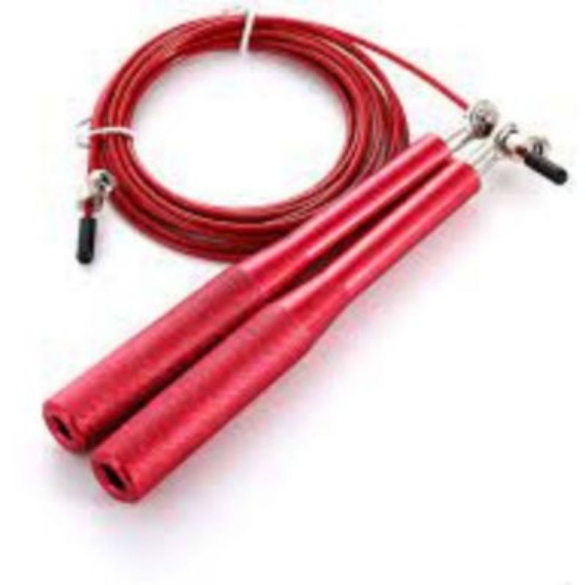 SPORT FITNESS - sogade saltar crosfit - aluminio-Rojo