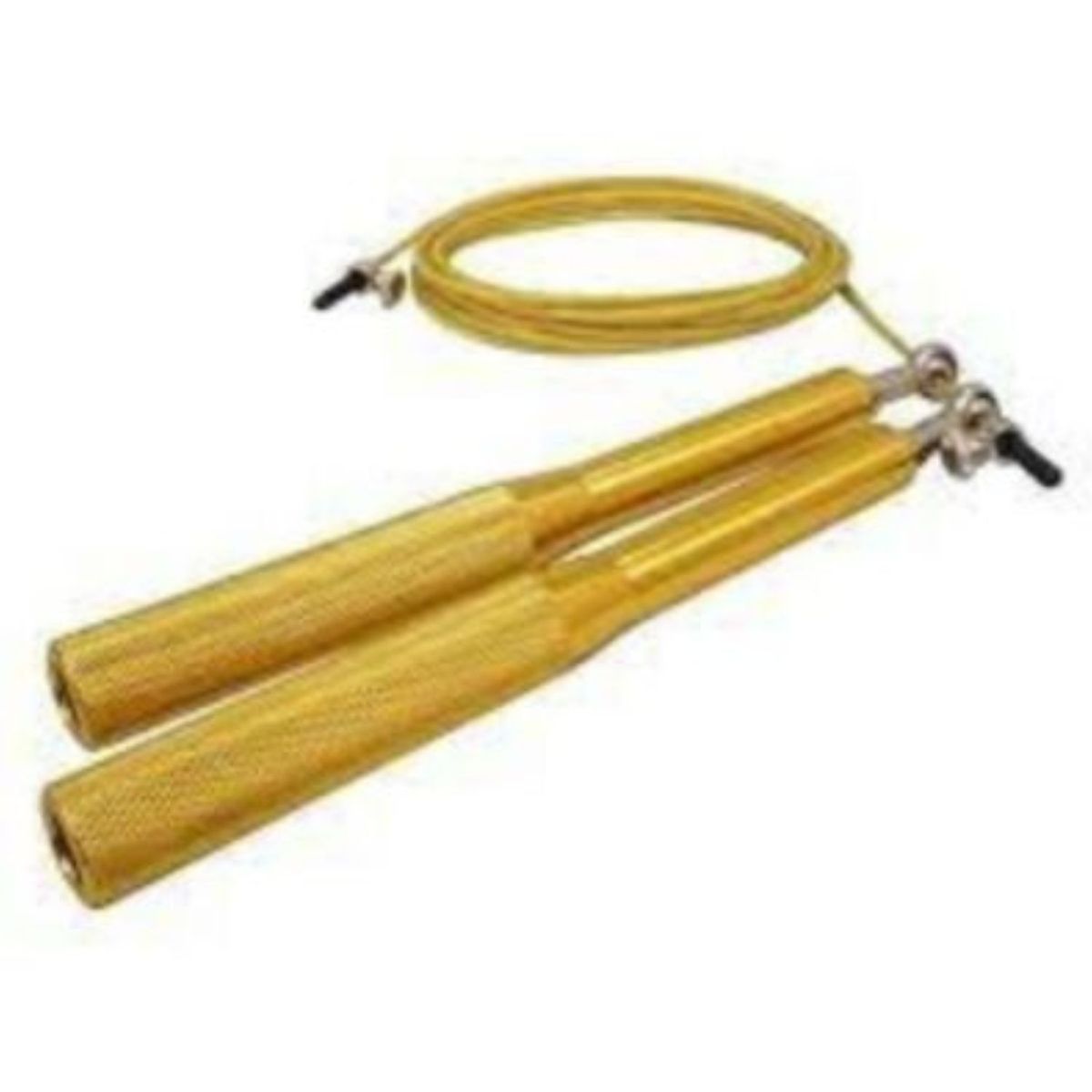 SPORT FITNESS - sogade saltar crosfit  aluminio - Amarillo