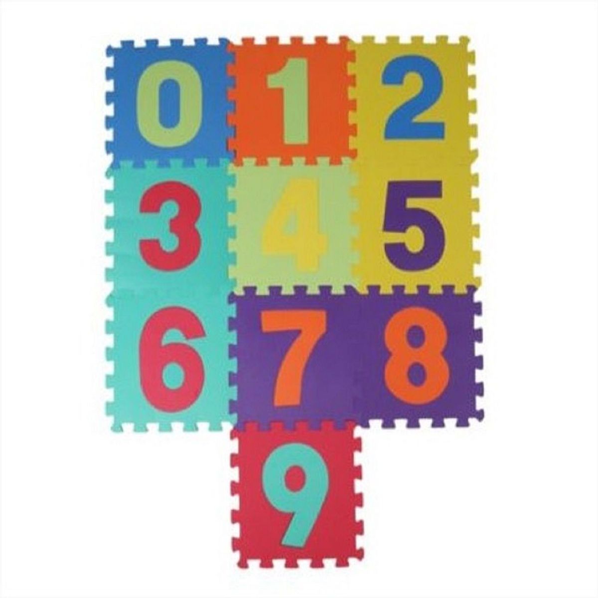 GENERICO - Pisos Alfombra Goma Eva Antigolpes Para Niños Bebes 10 Pzas