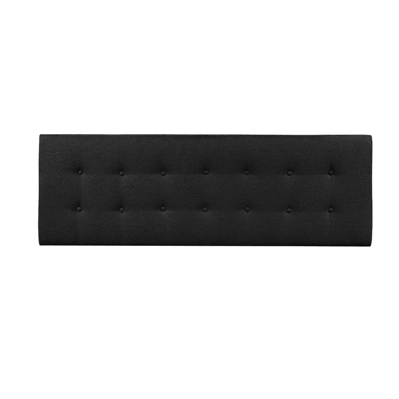 VILLA HOGAR - Cabecera cube Queen negro - Villa Hogar