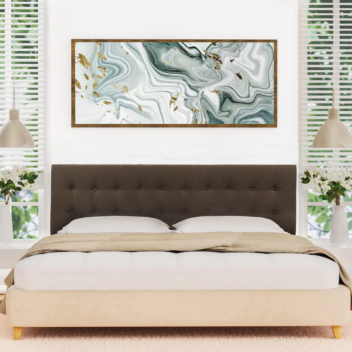 VILLA HOGAR - Cabecera cube King chocolate - Villa Hogar