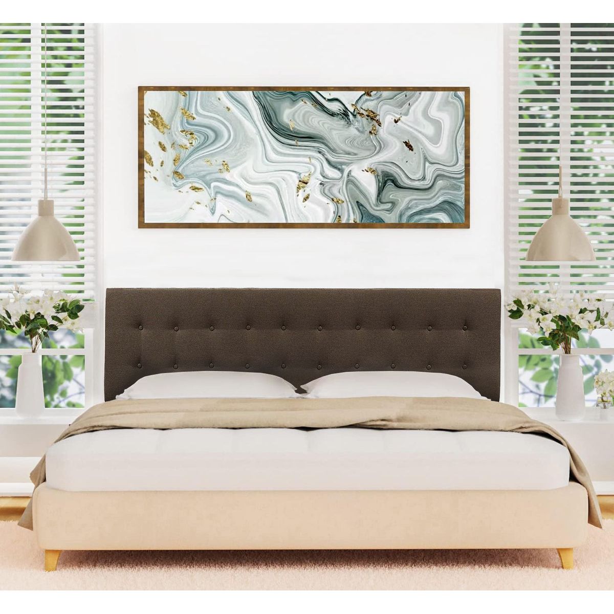 VILLA HOGAR - Cabecera cube King chocolate - Villa Hogar