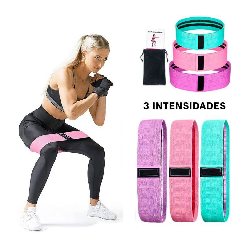 ITELSISTEM - Banda Elastica de Resistencia de Tela Set 3 Itelsistem