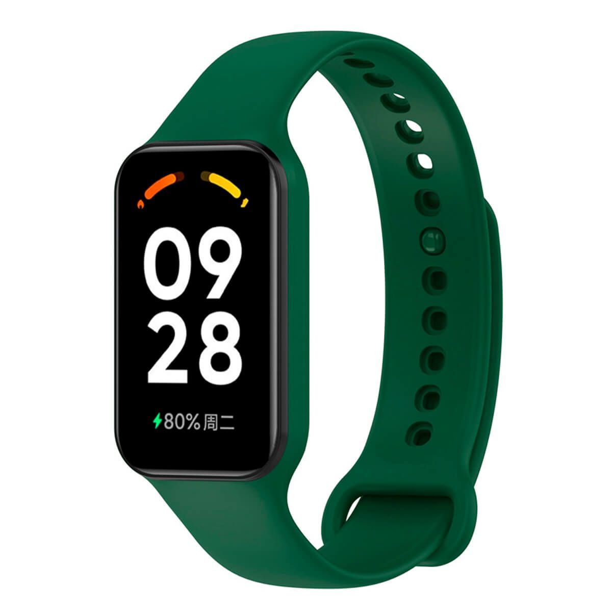 GENERICO - Correa Para Redmi Band 2 Verde Oscuro