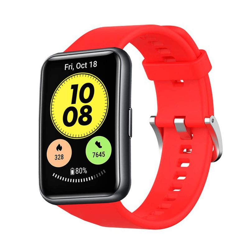 GENERICO - Correa Para Huawei Watch Fit Rojo