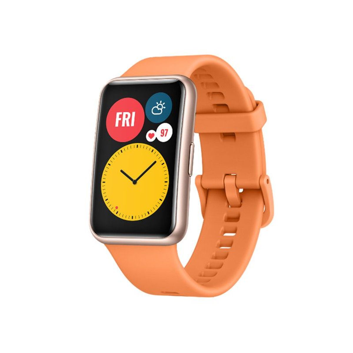 GENERICO - Correa Para Huawei Watch Fit Naranja