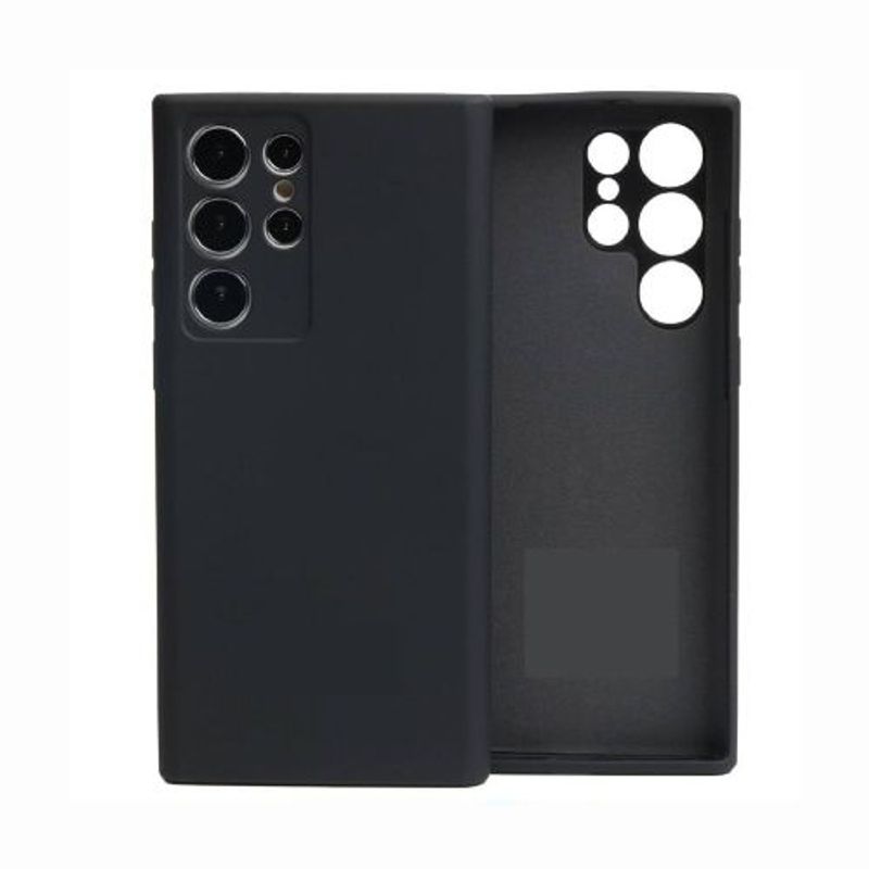 GENERICO - Case de Silicona para Samsung S22 Ultra - Negro.