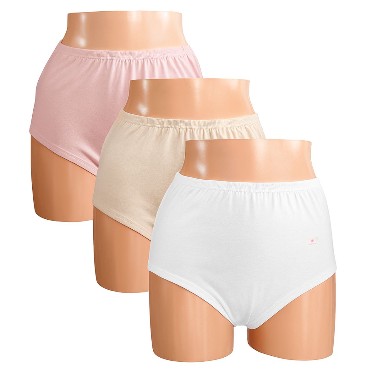 SWEET COTTON - Pack x3 Trusa Clásica Sweet Cotton Multicolor 1