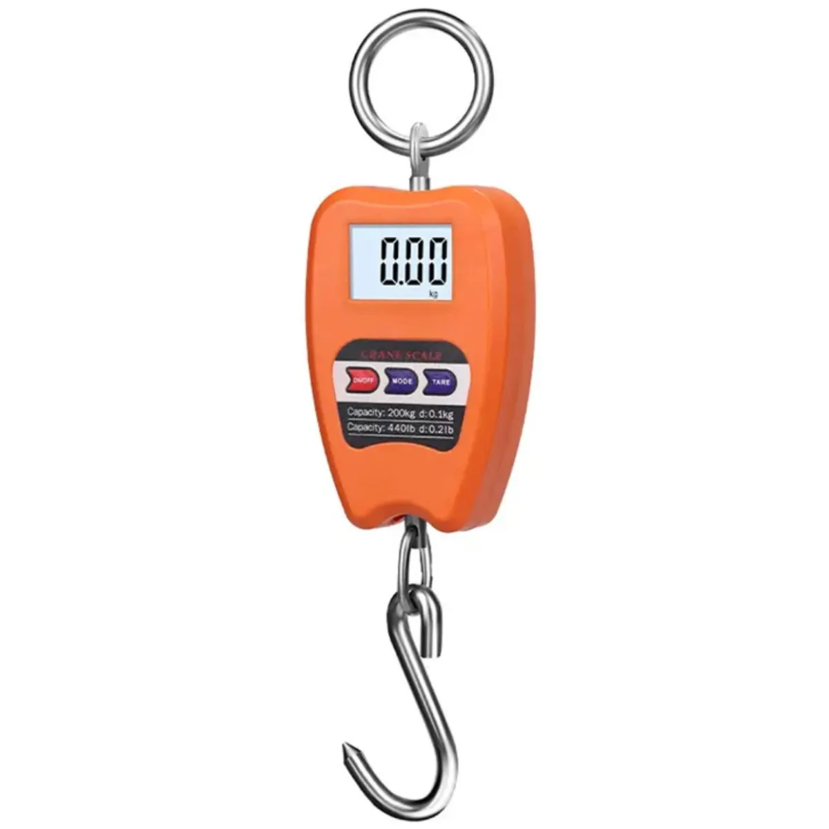 GENERICO - Báscula de Peso Colgante de Mano Balanza Digital Electrónica 200 KG