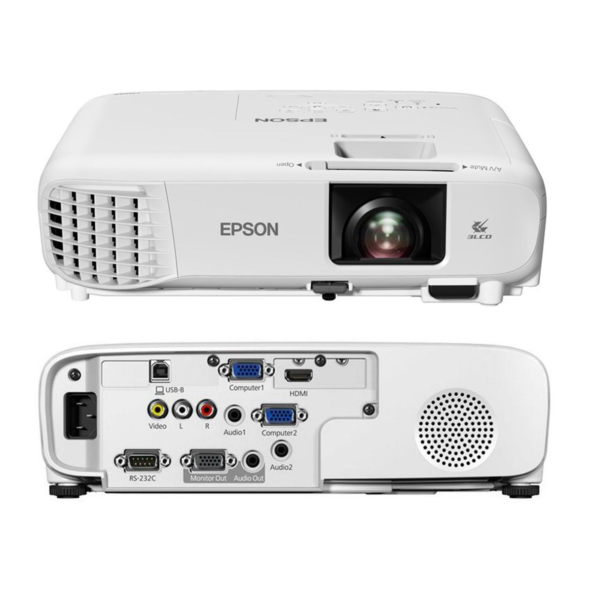 EPSON - Proyector Epson powerlite X49, 3600 lúmenes, 1024x768