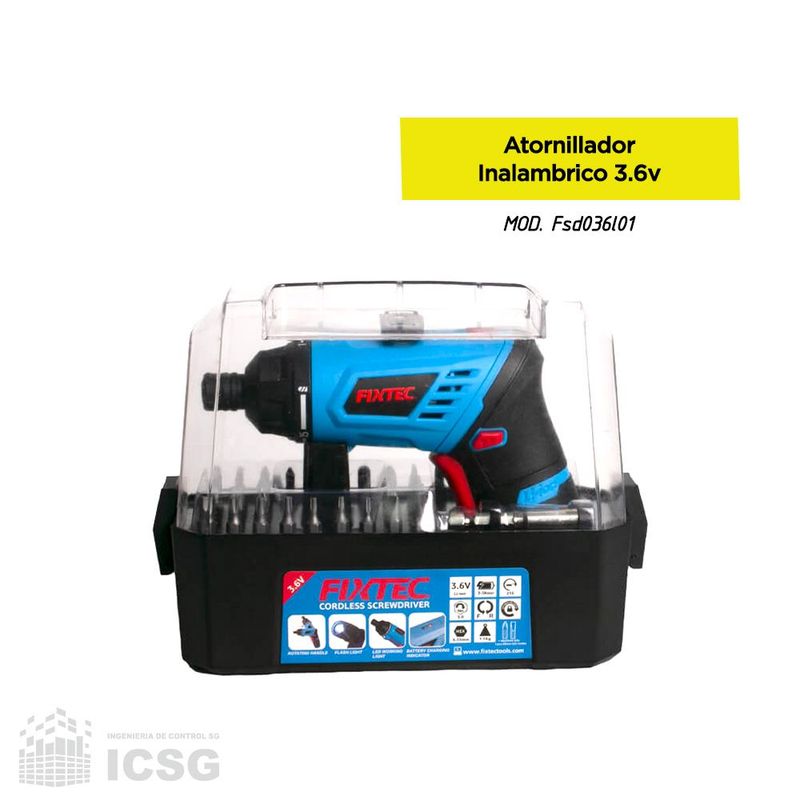 GENERICO - Kit Atornillador Inalámbrico de 36V