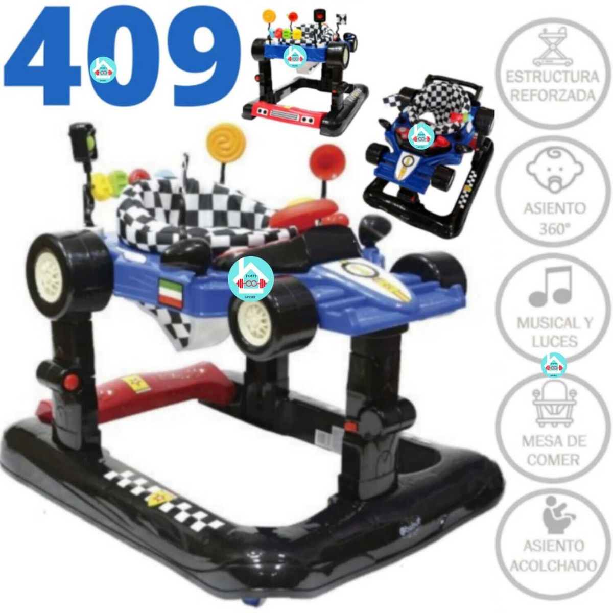 EBABY - Andador para bebe 409 AZUL