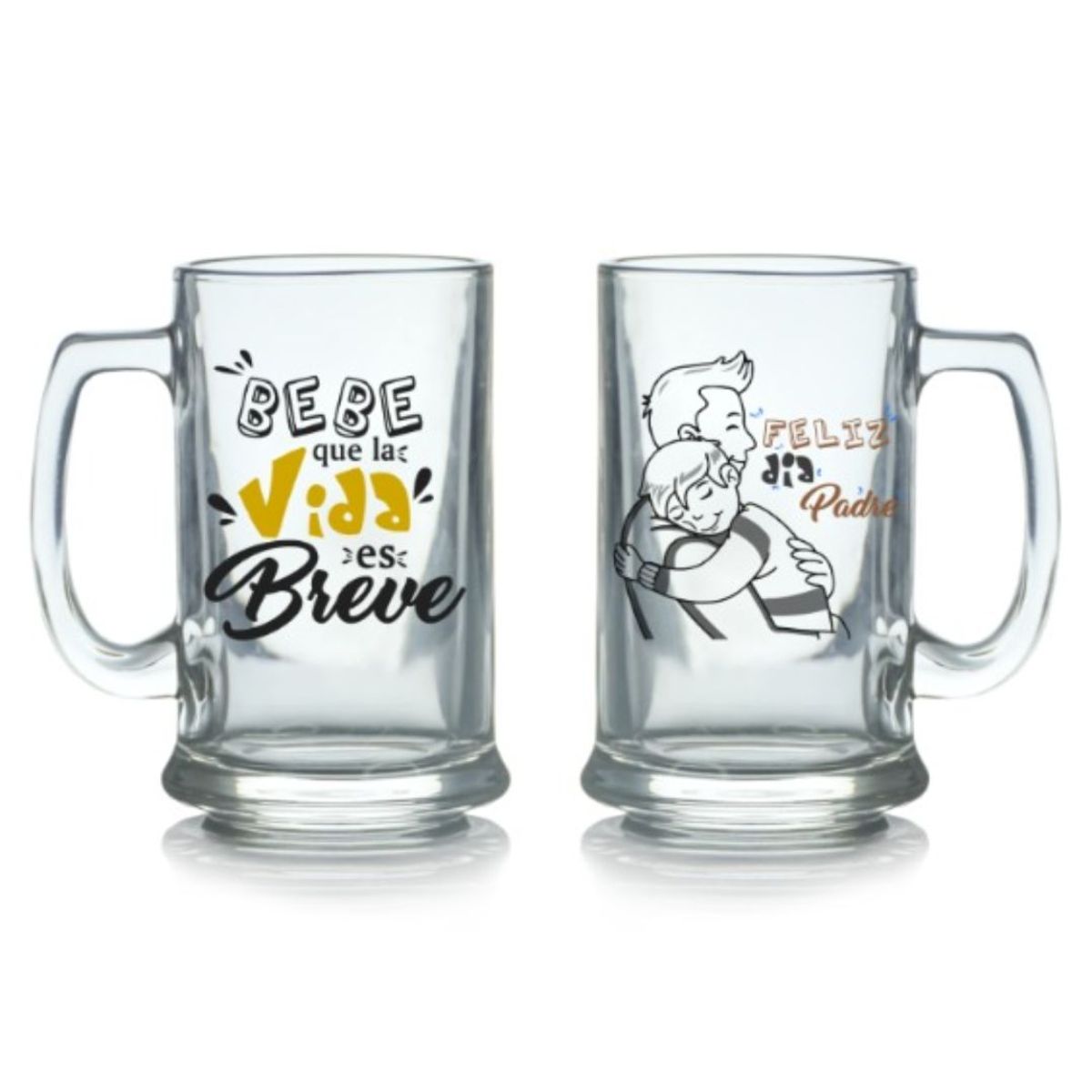 INSPIRA MARKET - Vaso taza chopp cervecero regalo dia del padre x 1