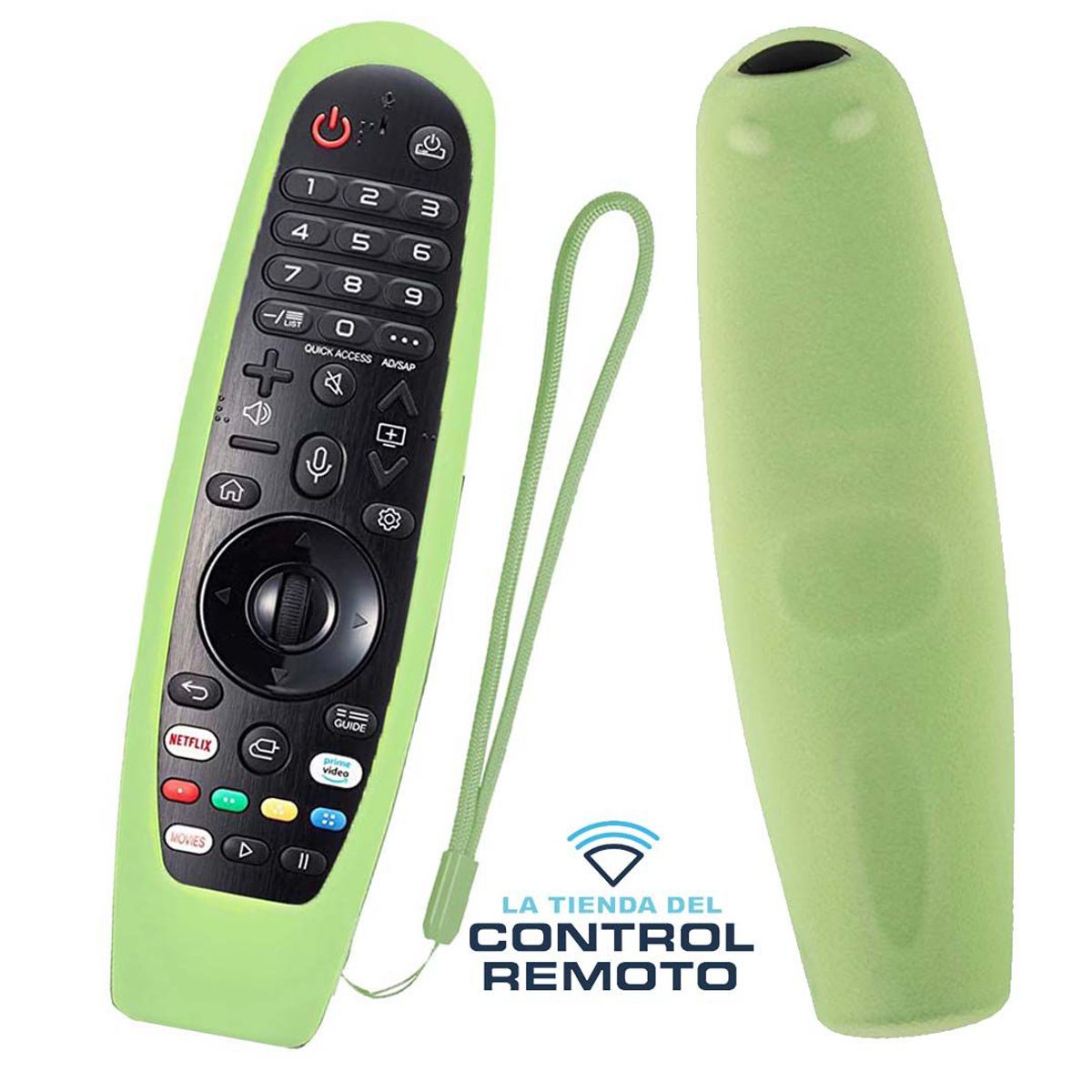 UNIVERSAL - Funda Protector Control Lg Magic mR20 - Verde Fosforescente