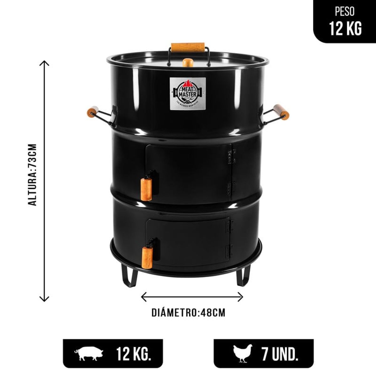 MEAT MASTER - Cilindro Asador Master Mediano