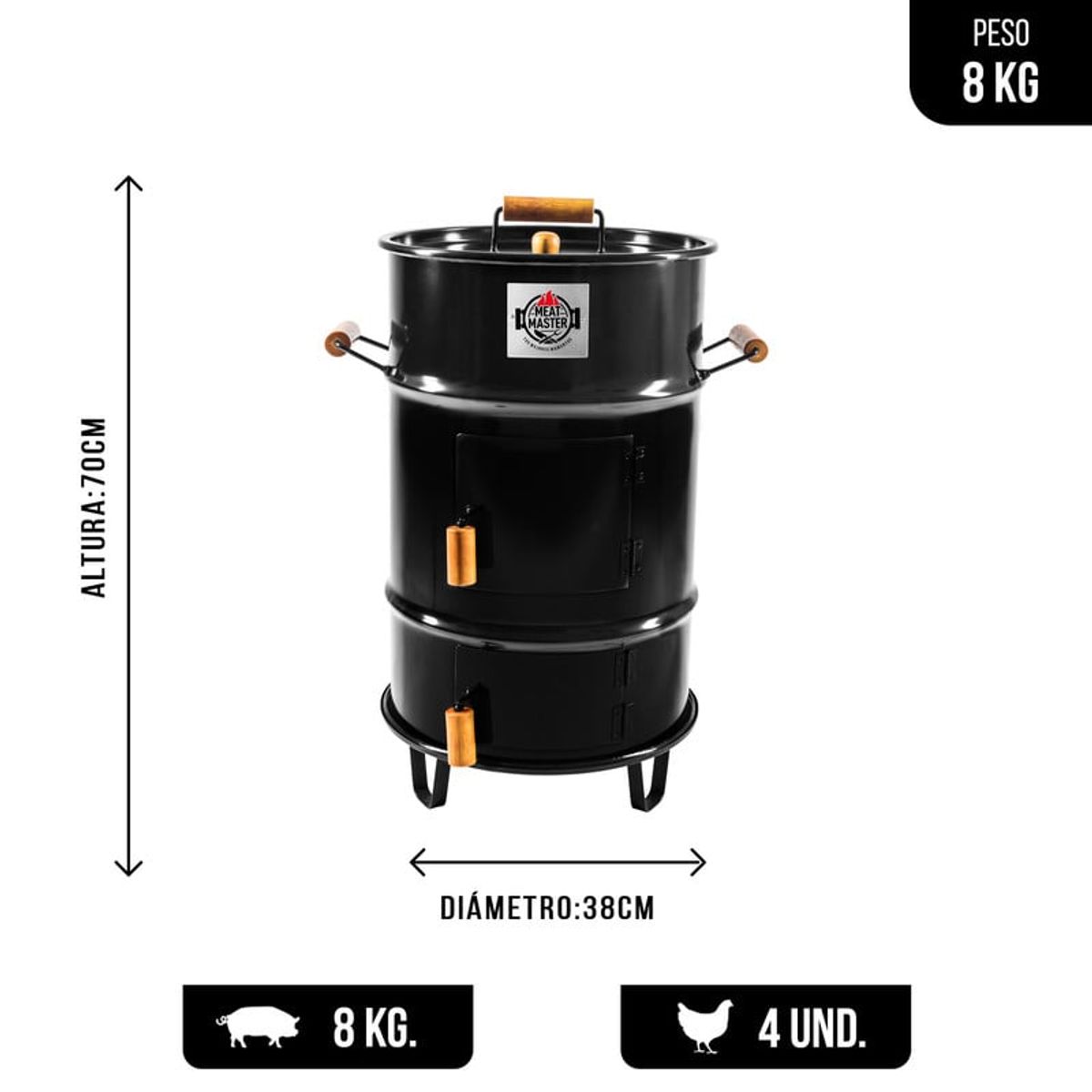 MEAT MASTER - Cilindro Asador Master Chico