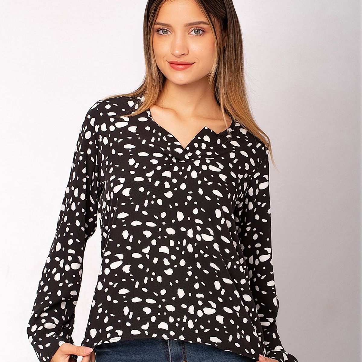 NEBULA - Blusa Layza - Nebula - Negro.