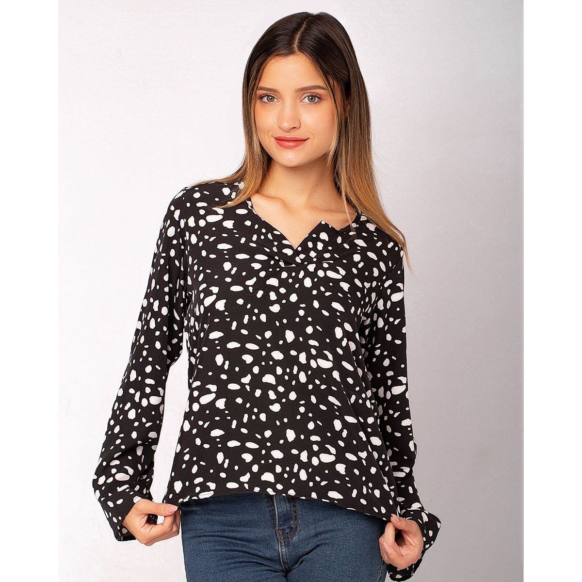 NEBULA - Blusa Layza - Nebula - Negro.