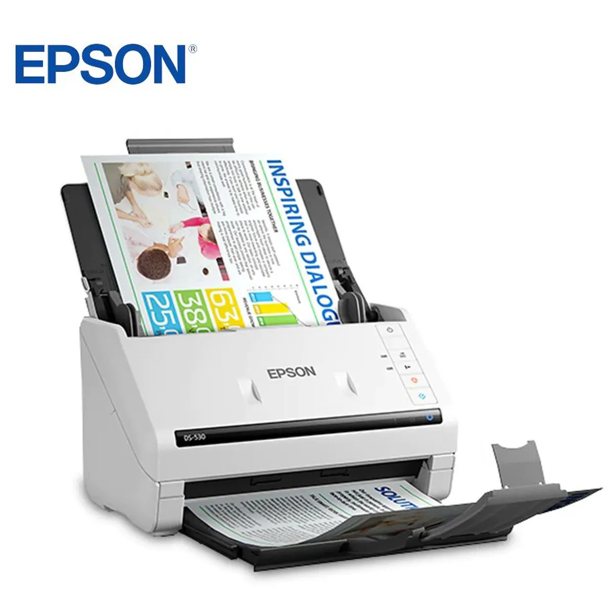 EPSON - Escaner de documentos Epson DS-530 II,USB 3.0 ,35 ppm /70 ipm/ 600 dpi