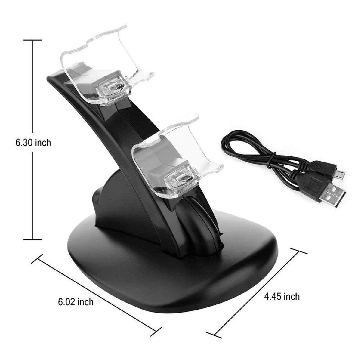 GENERICO - Cargador Mando Playstation 4 / Ps4 Slim Dual Shock Base Cargador