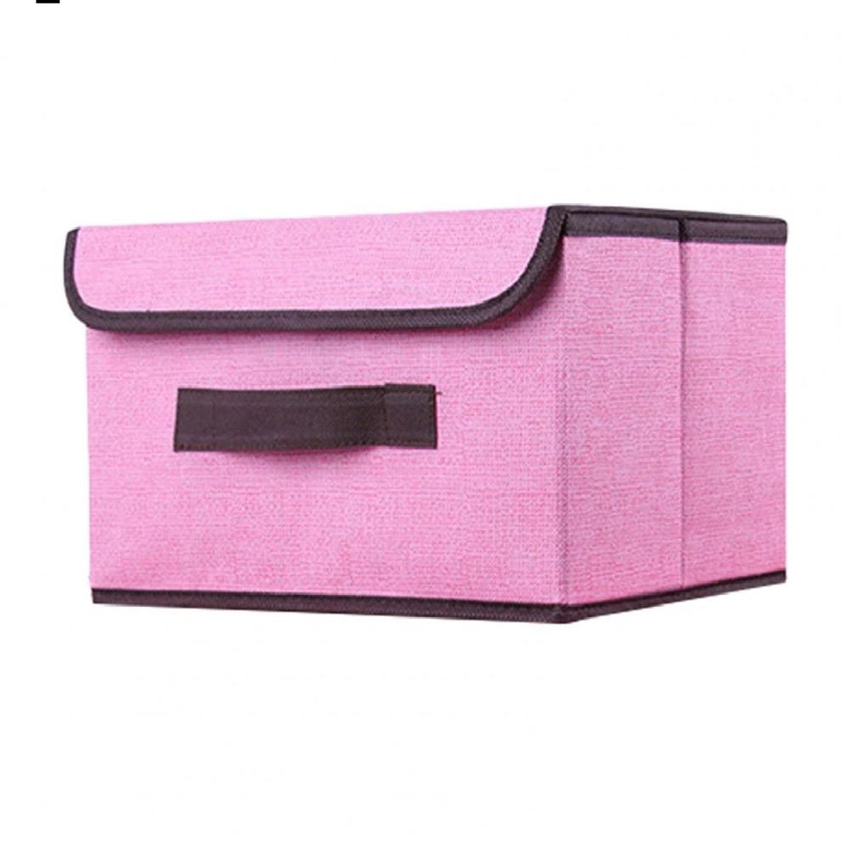 GENERICO - Caja de Almacenamiento con Tapa Portátil Plegable 36x24x23 cm