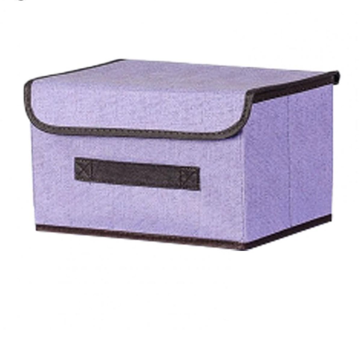 GENERICO - Caja de Almacenamiento con Tapa Portátil Plegable 36x24x23 cm