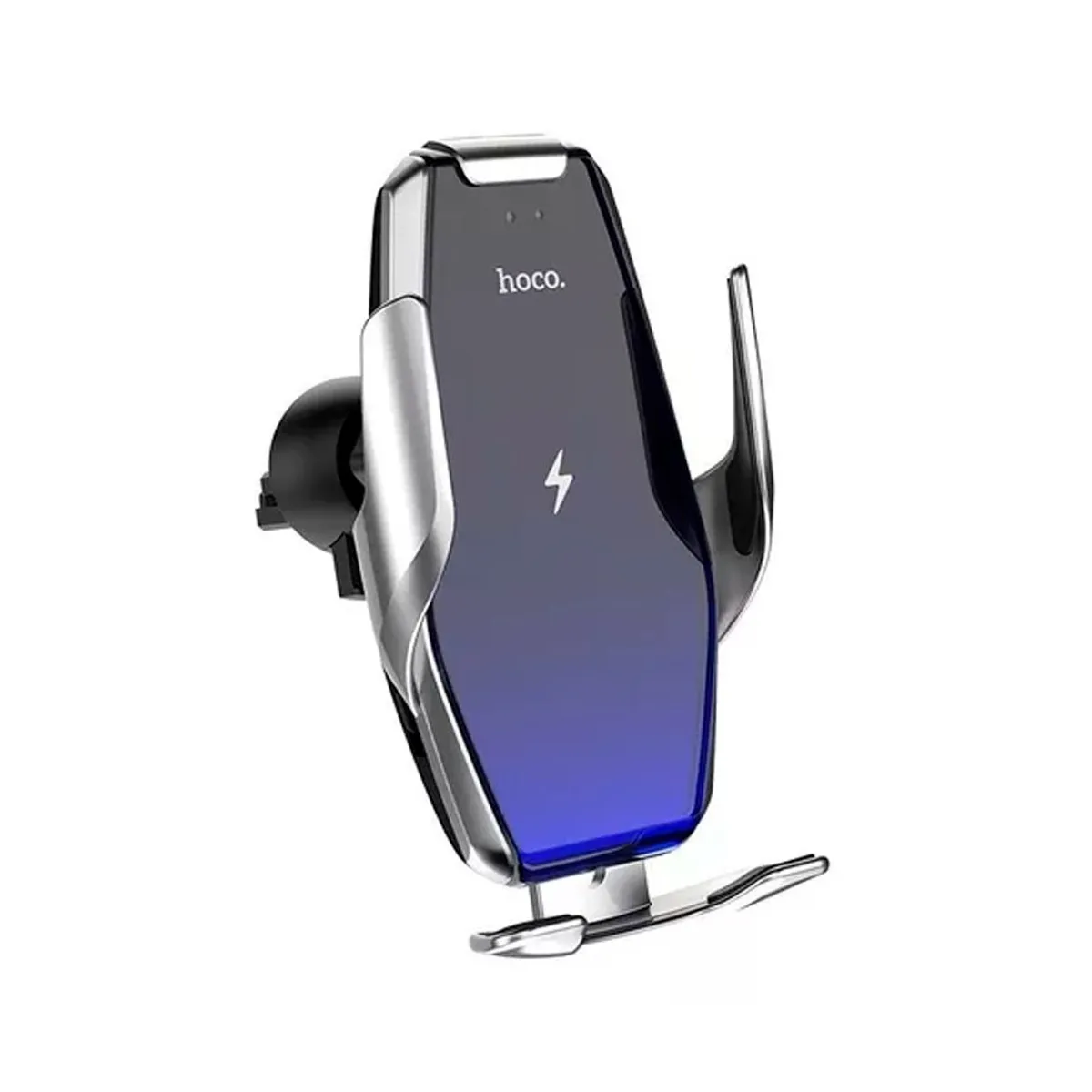 HOCO - Soporte Holder 360° con Carga Rápida Inalámbrica 15W Celulares en Auto