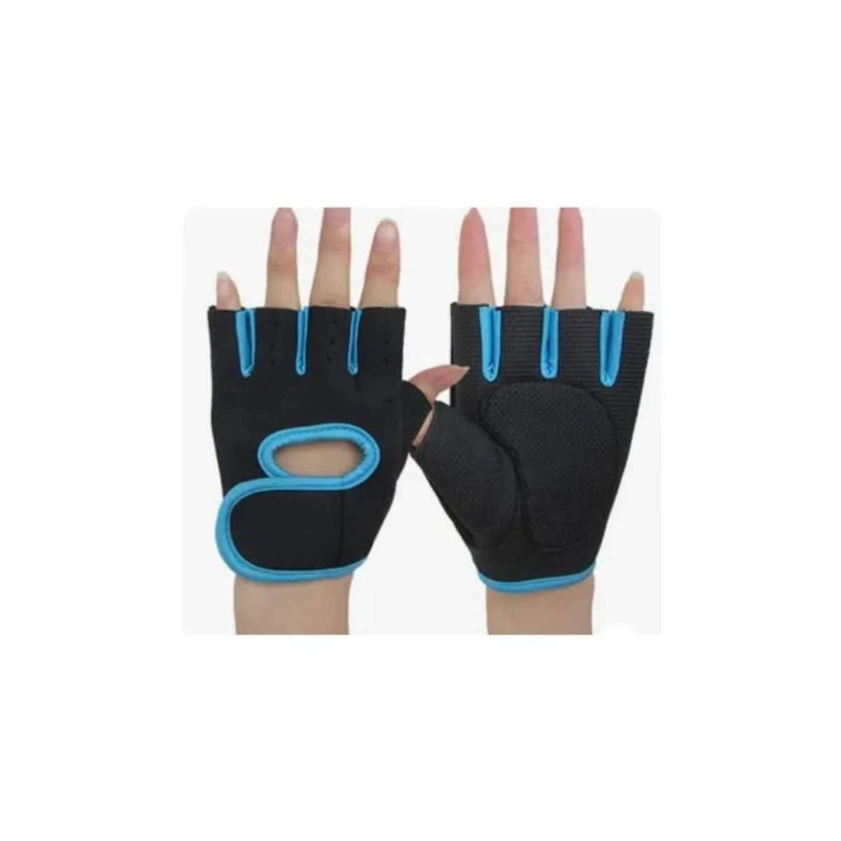 GENERICO - Mitones- guantes deportivos de entrenamiento pesas muñequera