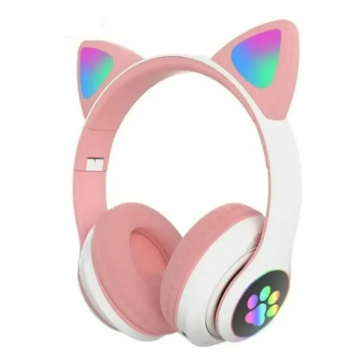 GENERICO - Audífonos Orejas Gato Auriculares Inalámbricos Bluetooth  - BLANCO
