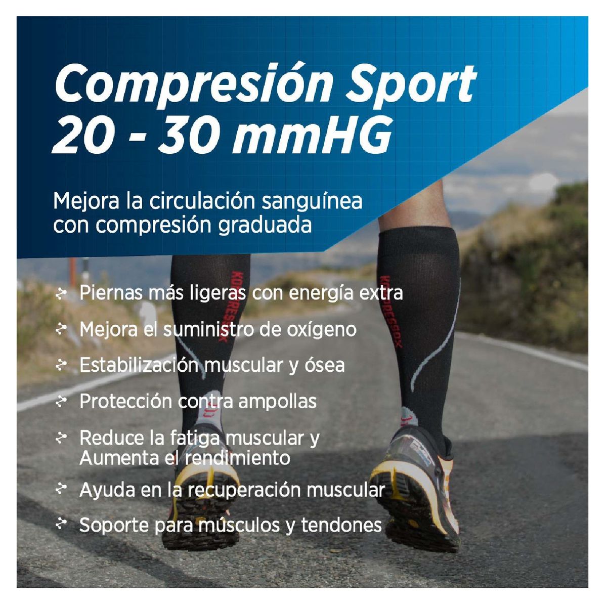 SILVERA NANOTECH - Medias Deportivas de Compresión para Hombre y Mujer