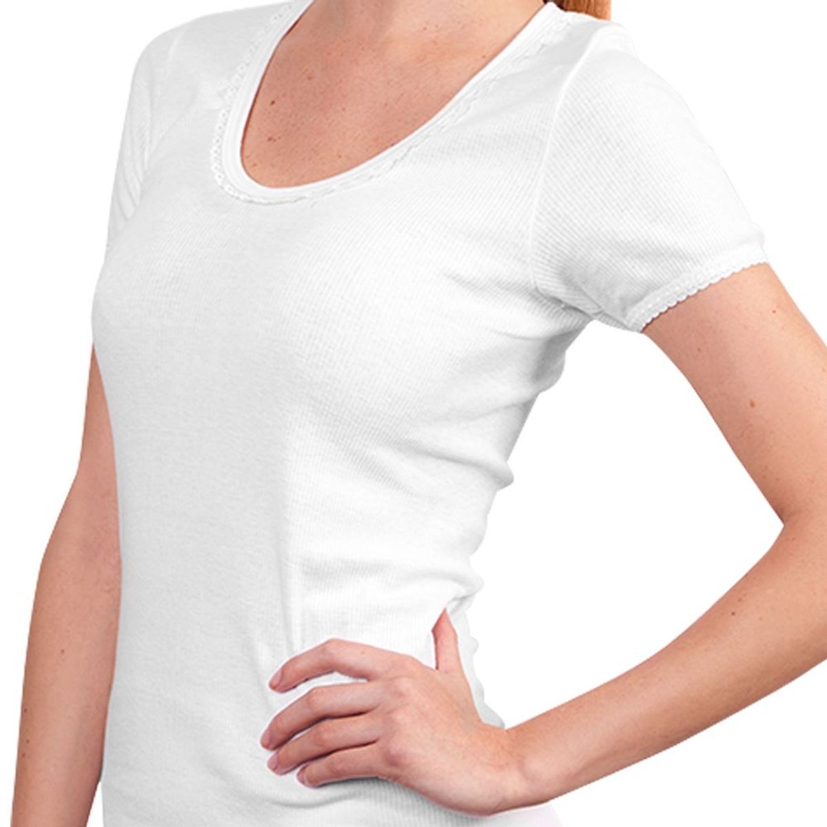 SWEET COTTON - Pack x3 Polo Sweet Cotton Manga Corta Blanco..