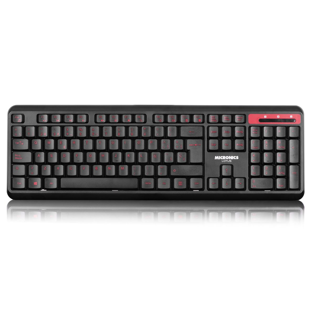 MICRONICS - Kit de Teclado y Mouse Inalambrico Micronics Lotus